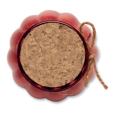 Vanilla plant based wax candle red