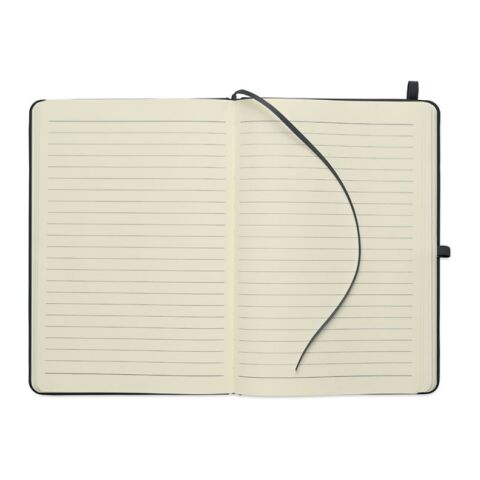 A5 recycled PU notebook set black