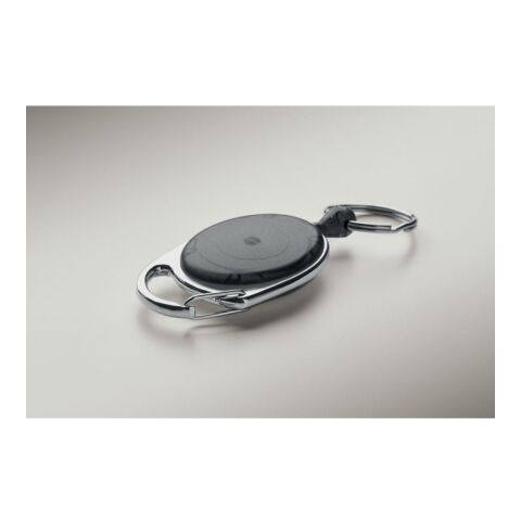 Retractable badge holder black