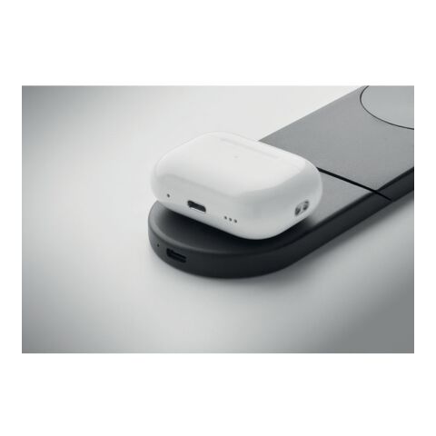 Foldable 3-in-1 charger 15W black