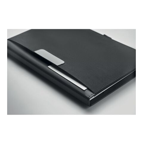 A5 portfolio with notepad black