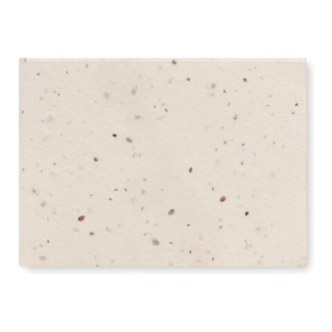 Grass/seed 50 sticky paper memo pad white | No Branding | not available | not available