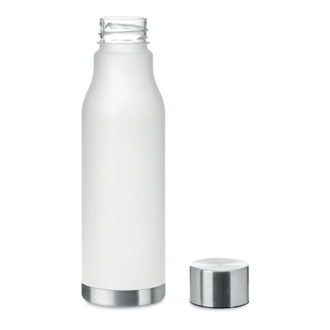 RPET bottle 600ml transparent/white | No Branding | not available | not available