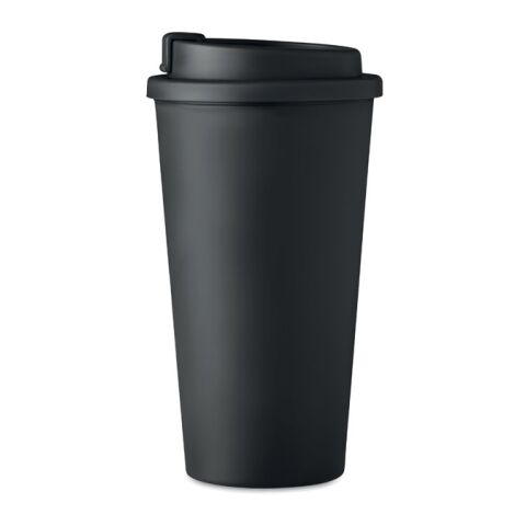 Double wall tumbler 450 ml black | No Branding | not available | not available