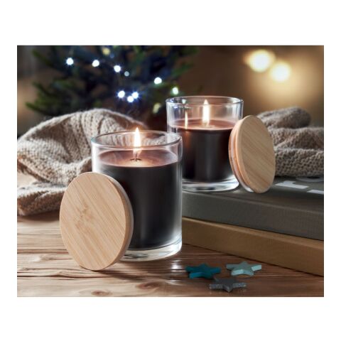 Vanilla fragranced 8 cm diameter candle black | No Branding | not available | not available | not available