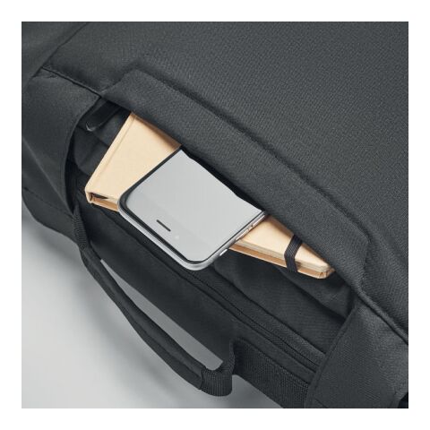 Computer backpack with USB charging cable black | No Branding | not available | not available | not available