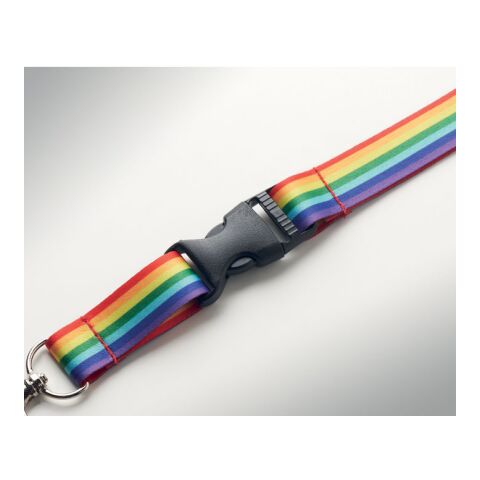 Rainbow RPET lanyard Colourful | No Branding | not available | not available | not available