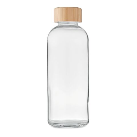 Glass bottle 650ml, bamboo lid transparent | No Branding | not available | not available | not available