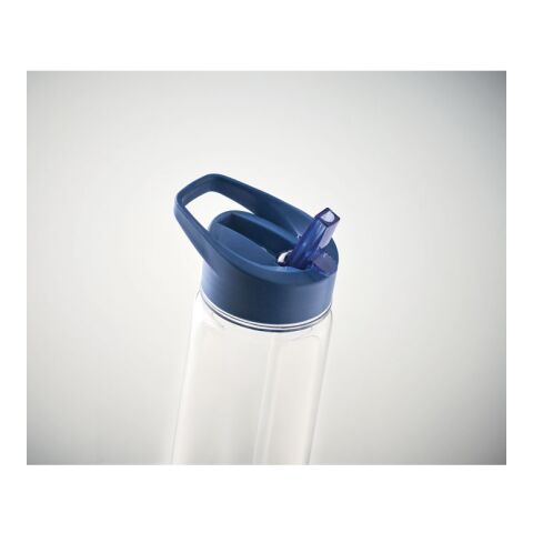 Sports RPET bottle with flip lid 650ml royal blue | No Branding | not available | not available | not available
