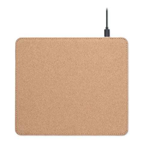 Cork mouse pad charger 15W beige | No Branding | not available | not available