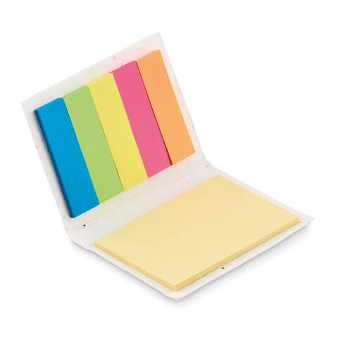 Seed paper sticky note pad white | No Branding | not available | not available