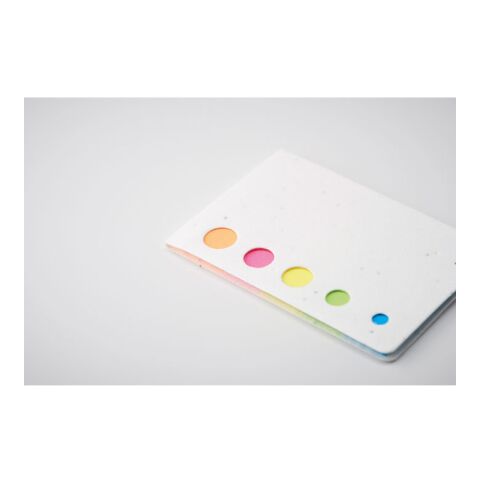 Seed paper page markers pad white | No Branding | not available | not available