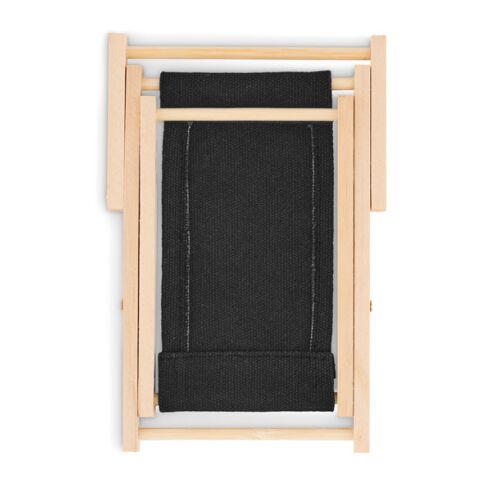 Deckchair-shaped phone stand black | No Branding | not available | not available