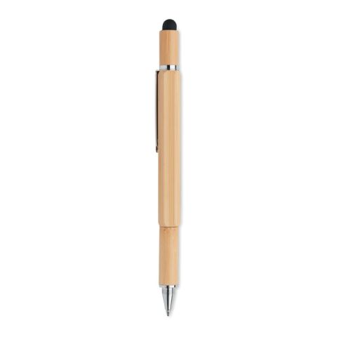 Spirit level pen in bamboo wood | No Branding | not available | not available