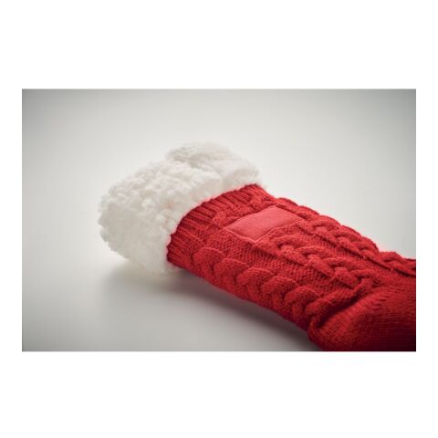 Pair of slipper sock L red | No Branding | not available | not available | not available