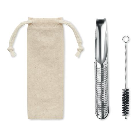 Stainless steel tea infuser matt silver | No Branding | not available | not available | not available