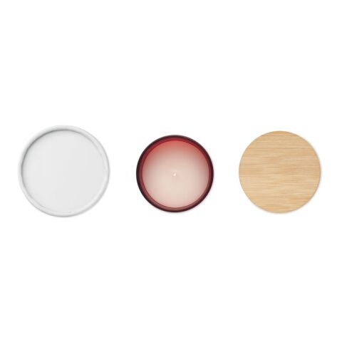 Plant based wax candle 120 gr Red | No Branding | not available | not available