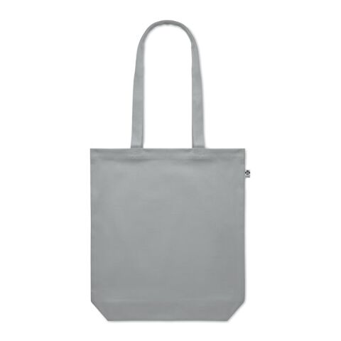 Canvas shopping bag with long handles 270 gr/m² grey | No Branding | not available | not available | not available