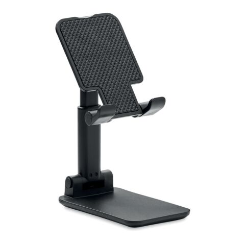 Foldable phone stand in ABS black | No Branding | not available | not available | not available