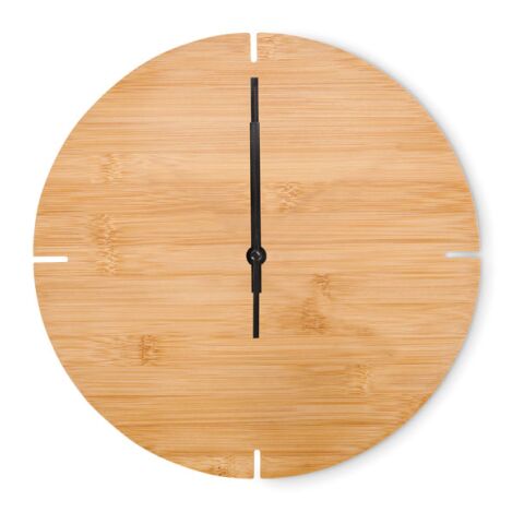 Round shape bamboo wall clock wood | No Branding | not available | not available