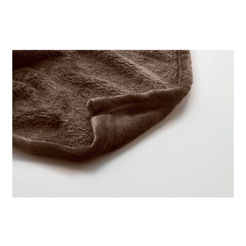 RPET fleece blanket 280 gr/m² Chocolate | No Branding | not available | not available | not available