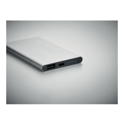 4000 mAh Power Bank Type C matt silver | No Branding | not available | not available