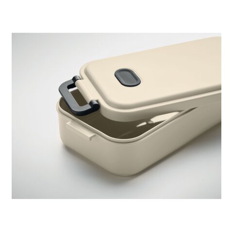 Recycled PP Lunch box 800 ml beige | No Branding | not available | not available | not available