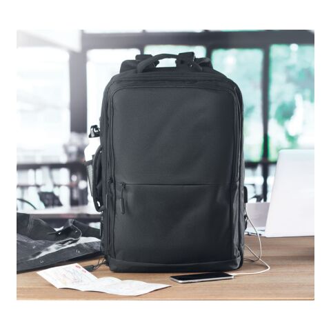 Backpack 600D RPET black | No Branding | not available | not available | not available