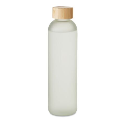 Sublimation glass bottle 650ml transparent/white | No Branding | not available | not available | not available