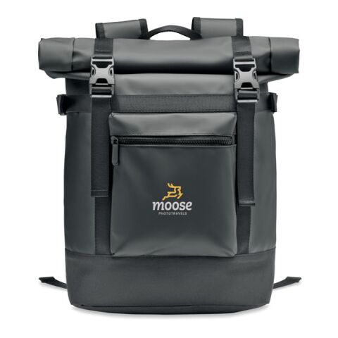 Rolltop backpack 50C tarpaulin black | No Branding | not available | not available