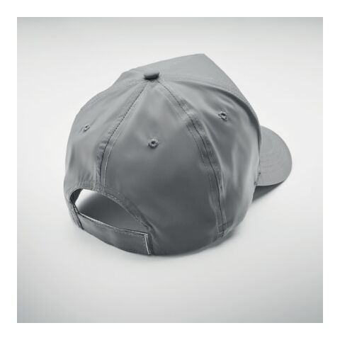 5 panel reflective baseball cap matt silver | No Branding | not available | not available | not available