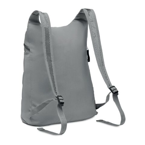 Foldable reflective sports bag matt silver | No Branding | not available | not available