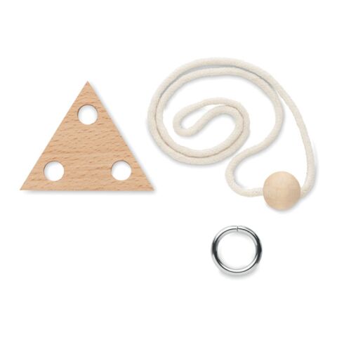 Wooden brain teaser triangle wood | No Branding | not available | not available | not available