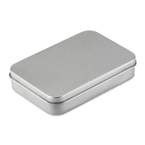 Playing cards in tin box matt silver | No Branding | not available | not available