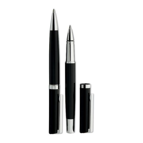 Pen and roller in paper box black | No Branding | not available | not available | not available