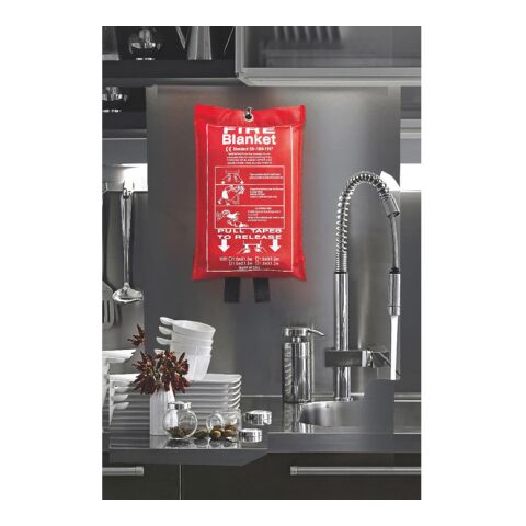 Fire blanket in pouch 100x95cm red | No Branding | not available | not available | not available