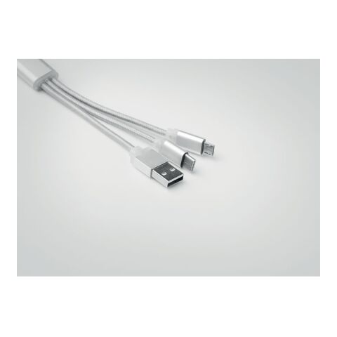 Key ring with USB type C cable silver | No Branding | not available | not available | not available