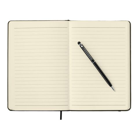 A5 notebook with stylus 72 lined black | No Branding | not available | not available