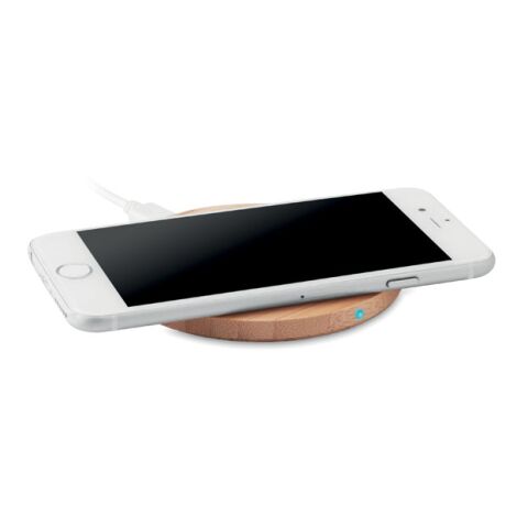 Wireless charger in bamboo 5W wood | No Branding | not available | not available
