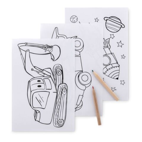 Colouring set with 6 pencils beige | No Branding | not available | not available | not available