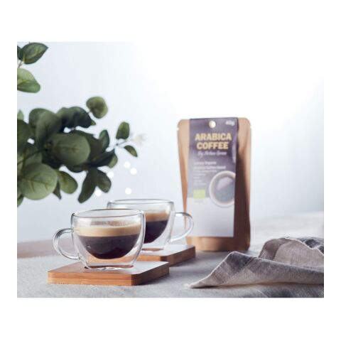 Set of 2 double wall espresso transparent | No Branding | not available | not available | not available