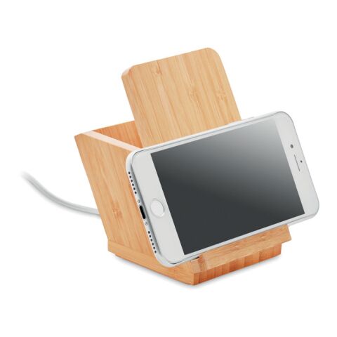 Wireless charger penholder 5W wood | No Branding | not available | not available