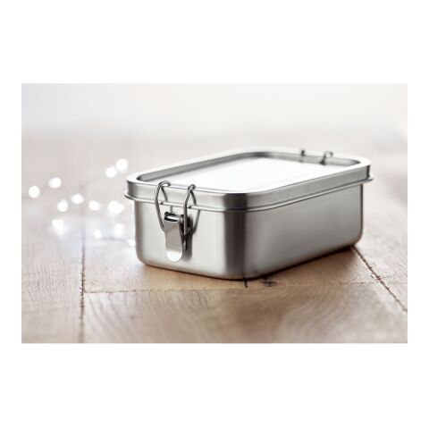 Stainless steel lunchbox 750ml matt silver | No Branding | not available | not available | not available