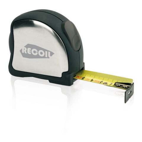 5m/25mm Stainless Steel Measuring Tape silver-black | No Branding | not available | not available