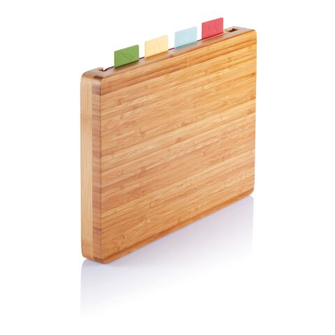 Cutting board with 4pcs hygienic boards brown | No Branding | not available | not available