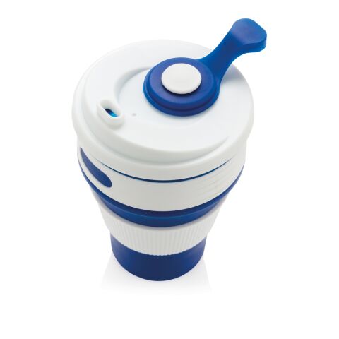 Foldable silicone cup blue | No Branding | not available | not available