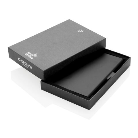 C-Secure aluminium RFID card holder black | No Branding | not available | not available