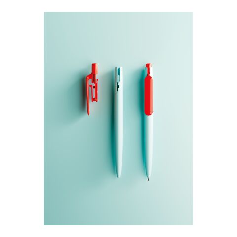 Prodir DS11 push ballpoint pen matt white | Without Branding | Without Branding | Blue