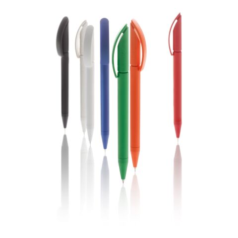 Prodir DS3 twist ballpoint pen Biotic Pen white | Without Branding | Without Branding | Black