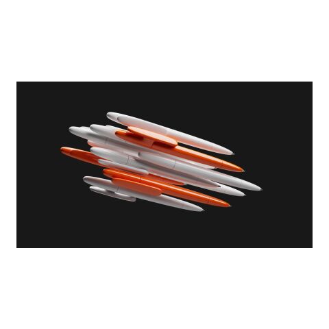 Prodir DS5 twist ballpoint pen matt white | Without Branding | Without Branding | matt | Blue